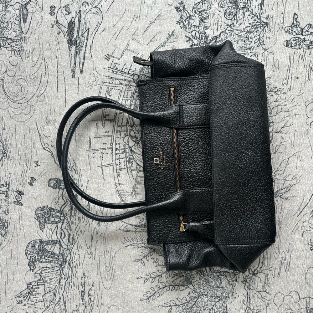 Kate Spade Black Leather Shoulder Bag